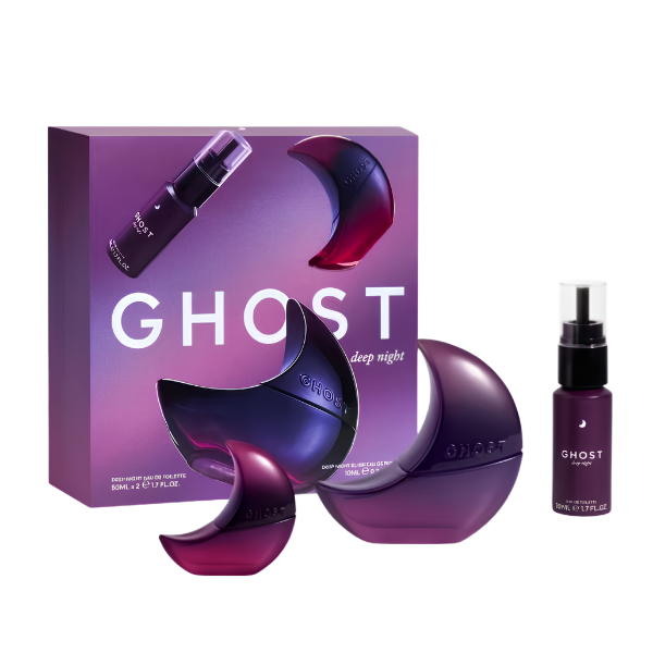 Ghost Deep Night 50ml EDT, 50ml Refill, 10ml Mini