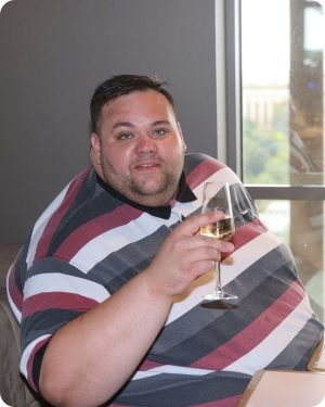 George Keywood before his weight loss transformation